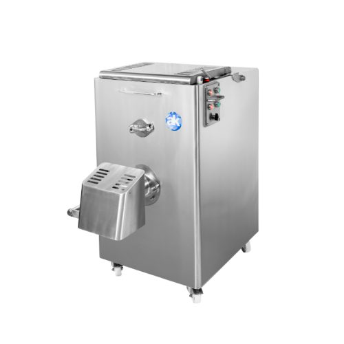 Profesionalna stoječa mesoreznica z mešalom PM-114 RAMON U-5 iz nerjavečega jekla AISI 304 z 100 L posodo.