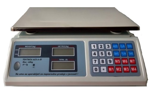 Tehtnica namizna 40kg