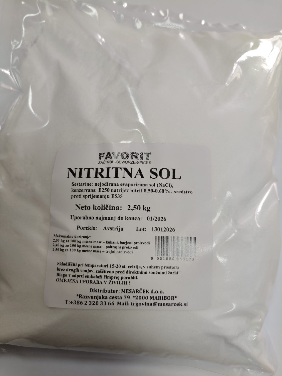 Sol nitritna 2,5kg